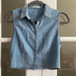 Alice & Olivia Sleeveless Shirt